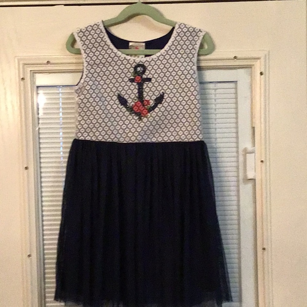 Jenna & Jessie Lil Girls Sz 6 X Nautical Dress